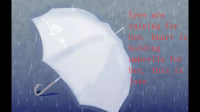 眼睛为她下着雨心里为她打着伞，这就